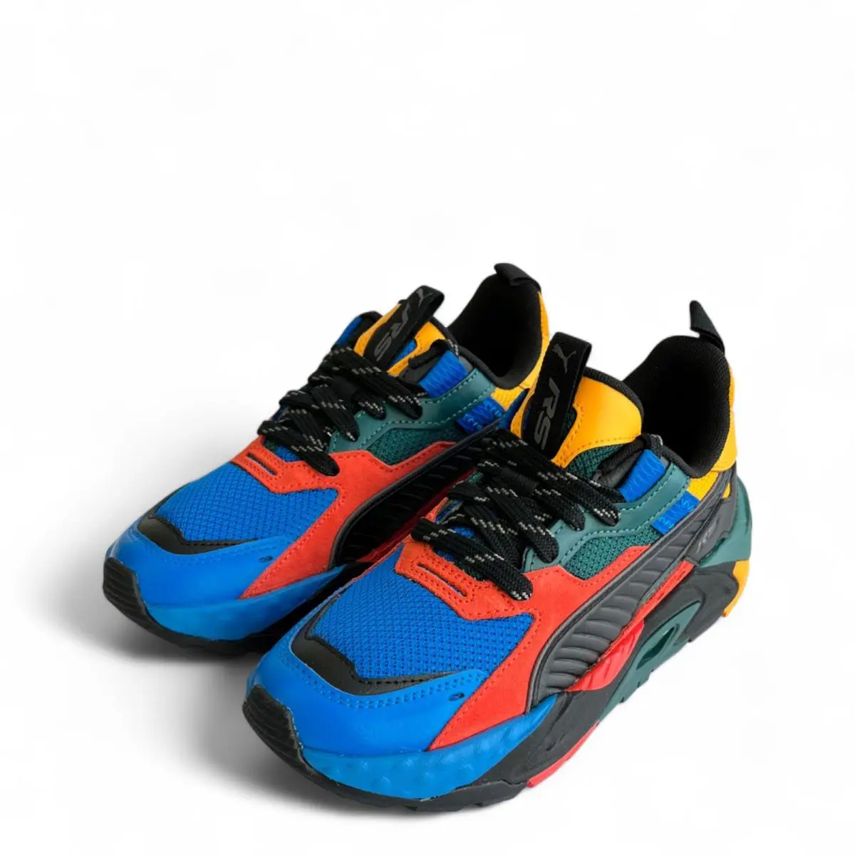 Puma shoes - PUMA RS TRCK COLOR - TRCK COLOR - 391547 01 - Future Blue/Black/Saffron 0
