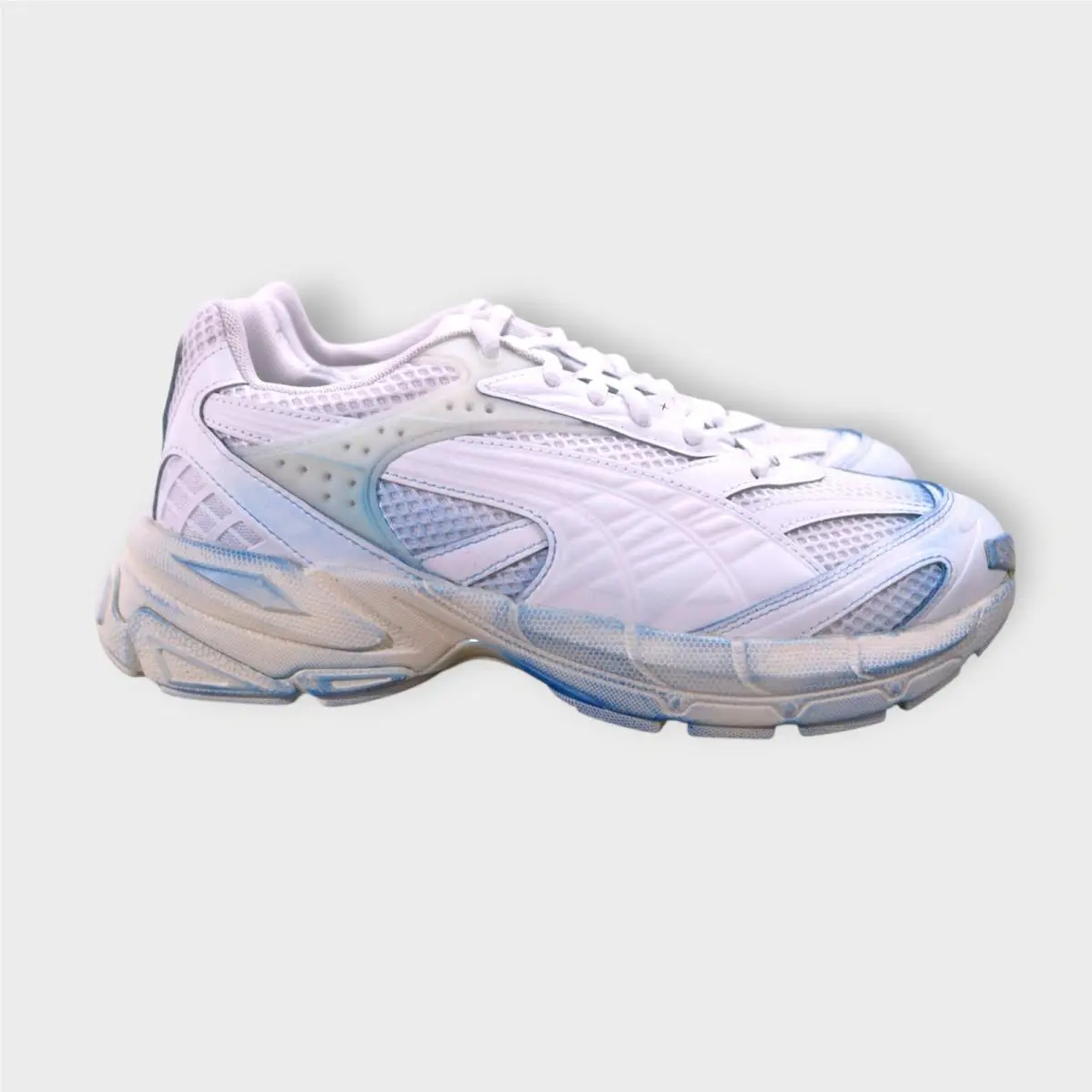 Puma shoes - PUMA Velophasis Overdye Lace Up - 39196601 - Blue 0