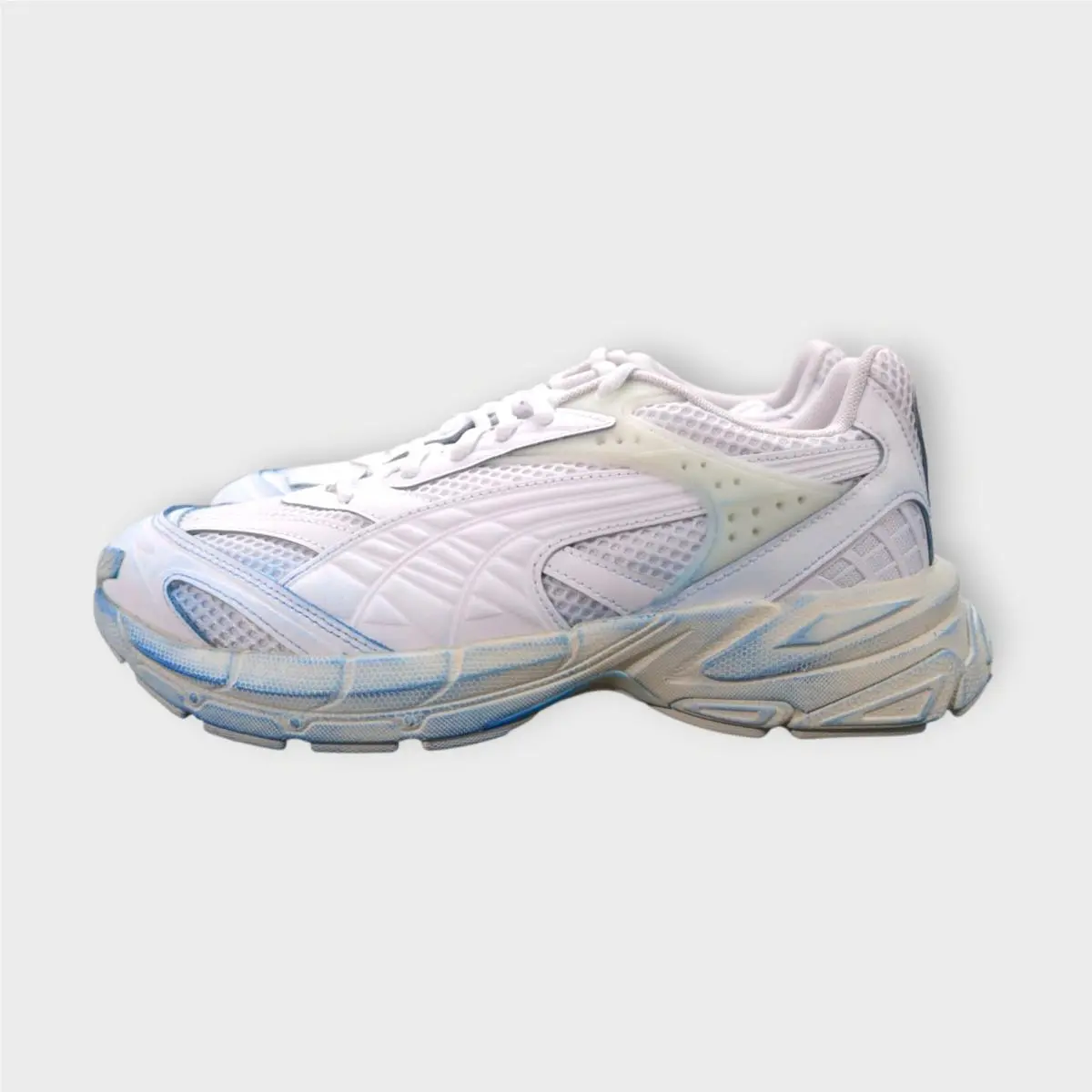 Puma shoes - PUMA Velophasis Overdye Lace Up - 39196601 - Blue 1