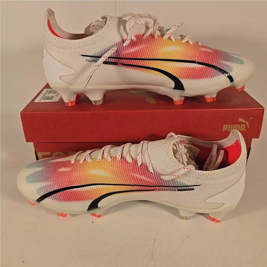 Puma shoes - Puma Ultra Ultimate FG AG - 107507-01 - White/Black/Fire Orchid (UPC: 195731821373) 0