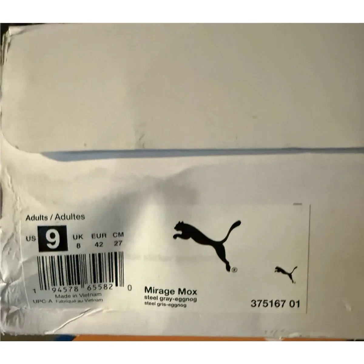 Puma shoes - PUMA Mirage Mox - Mirage Mox - 375167-01 - Gray 9
