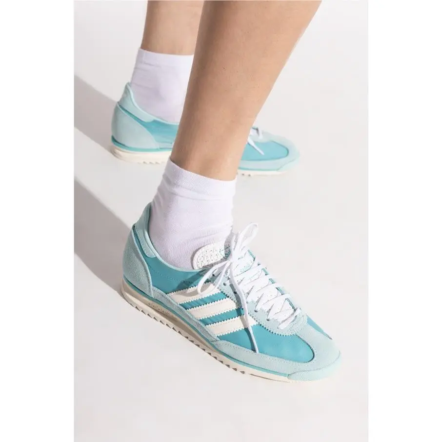 Adidas Women`s Originals SL 72 OG Shoes JI0199 Light Blue Sneakers