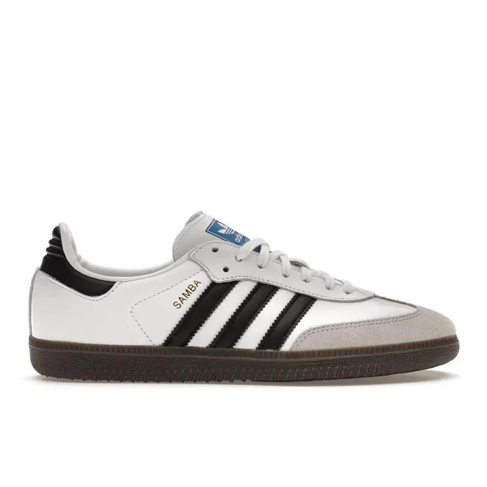 Adidas Samba OG J Youth Cloud White/ Core Black IE3675 Fashion Shoes