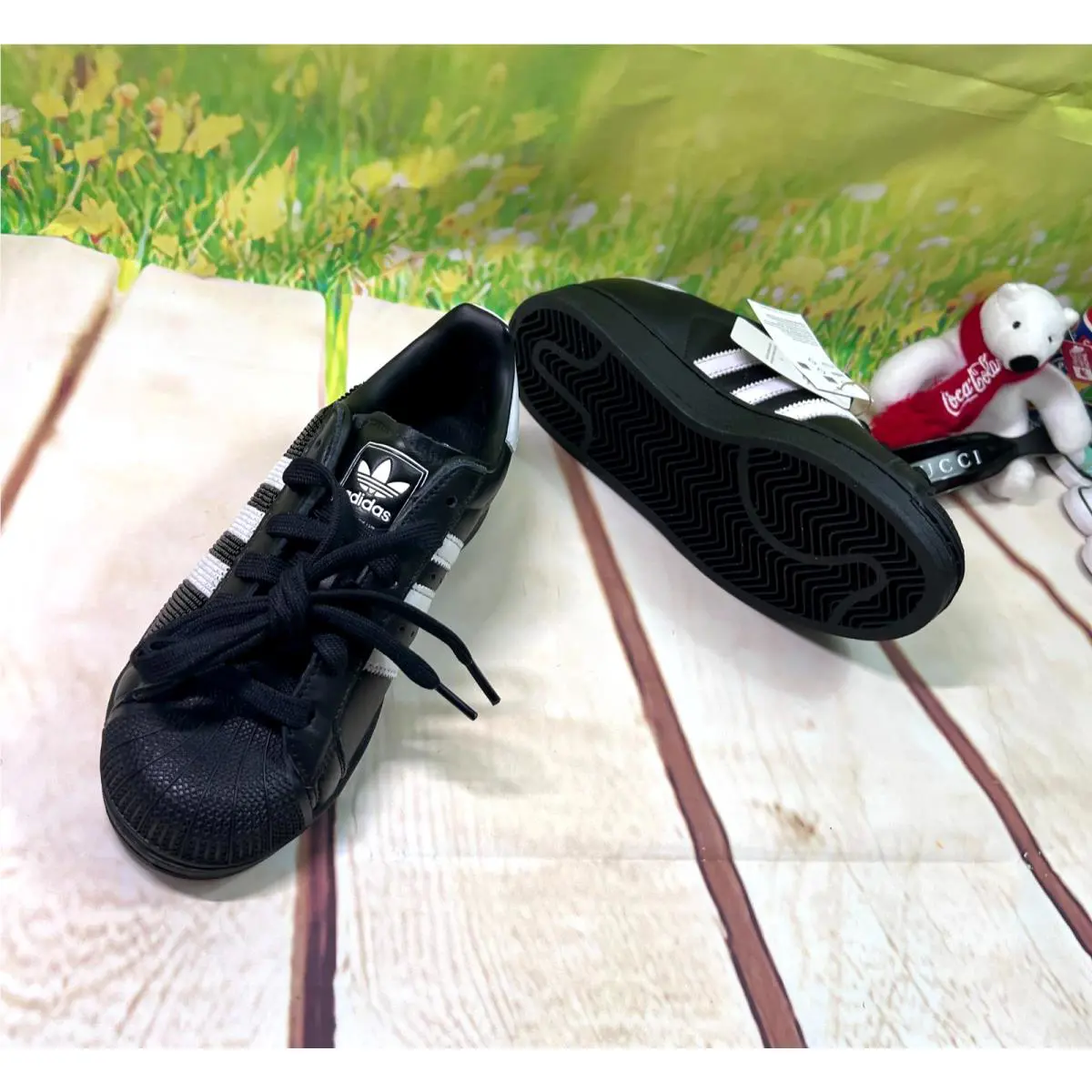 Adidas shoes - adidas Superstar - Superstar - JH7098 - Black/White 8