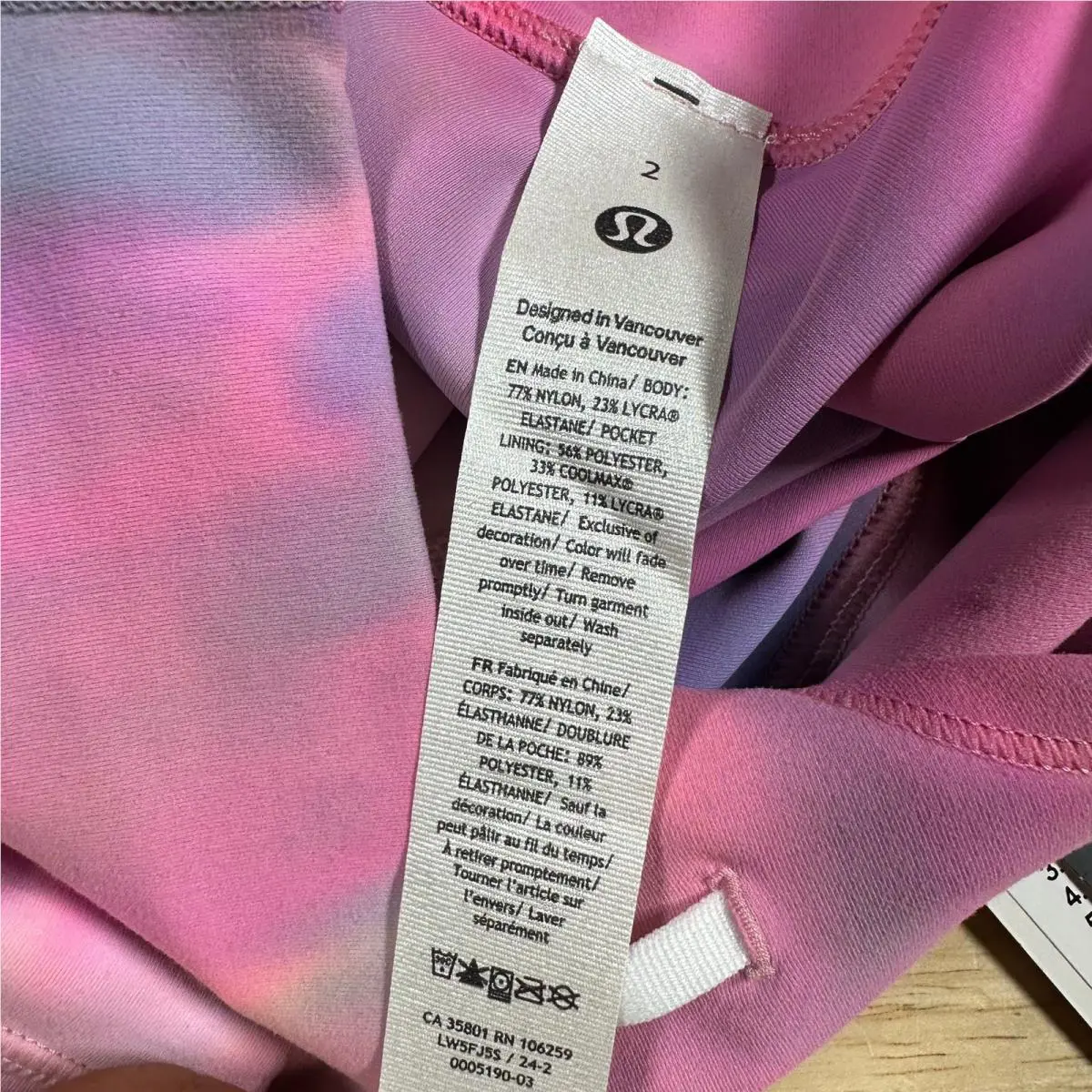 Lululemon clothing - Pink 4