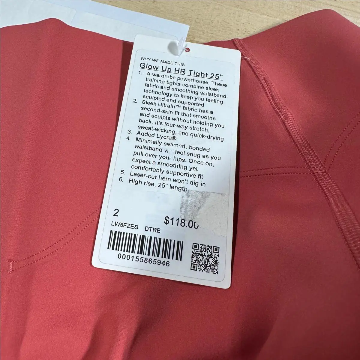 Lululemon clothing - Red 6