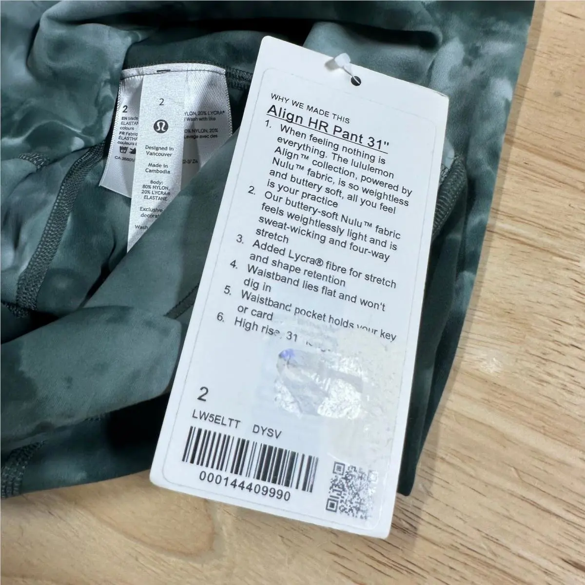 Lululemon clothing - Green 5