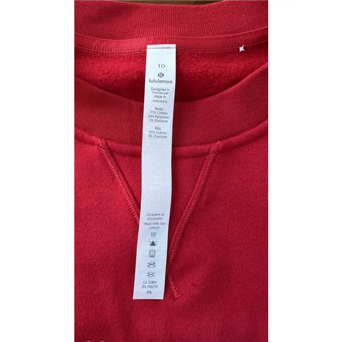 Lululemon clothing - Red 1
