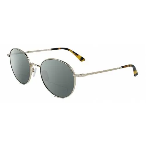 CK21127S Unisex Polarized Bifocal Sunglass Gold Tortoise Brown 54mm Grey by Calvin Klein