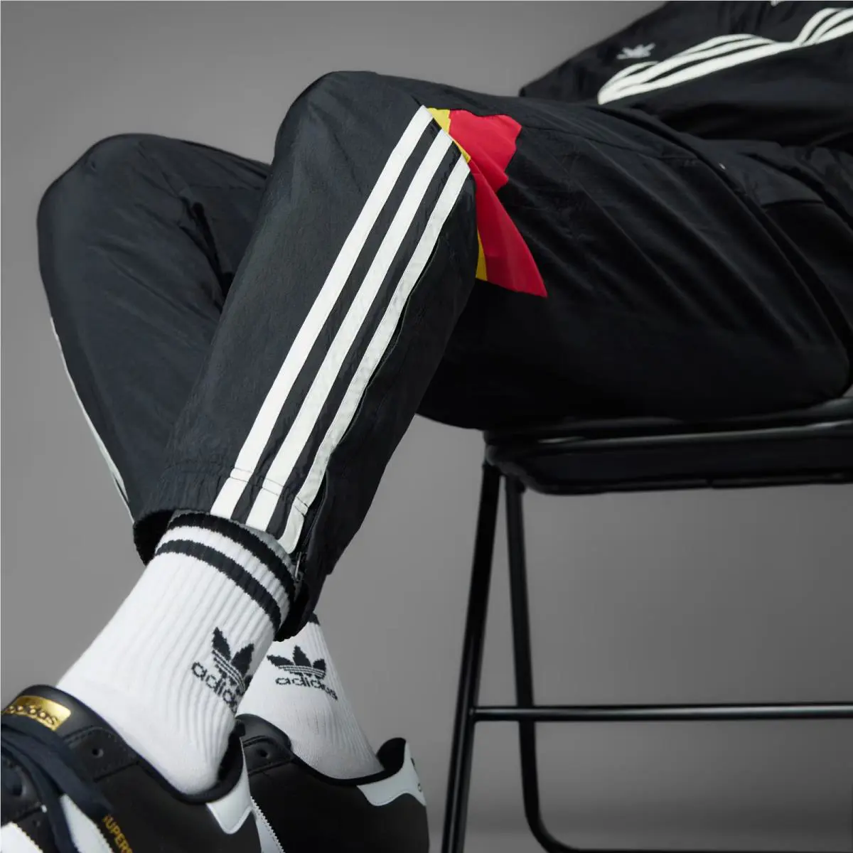 Adidas clothing - adidas Germany Originals Track Tracksuit Bottoms - IY7051 - Black, Manufacture: Black 11