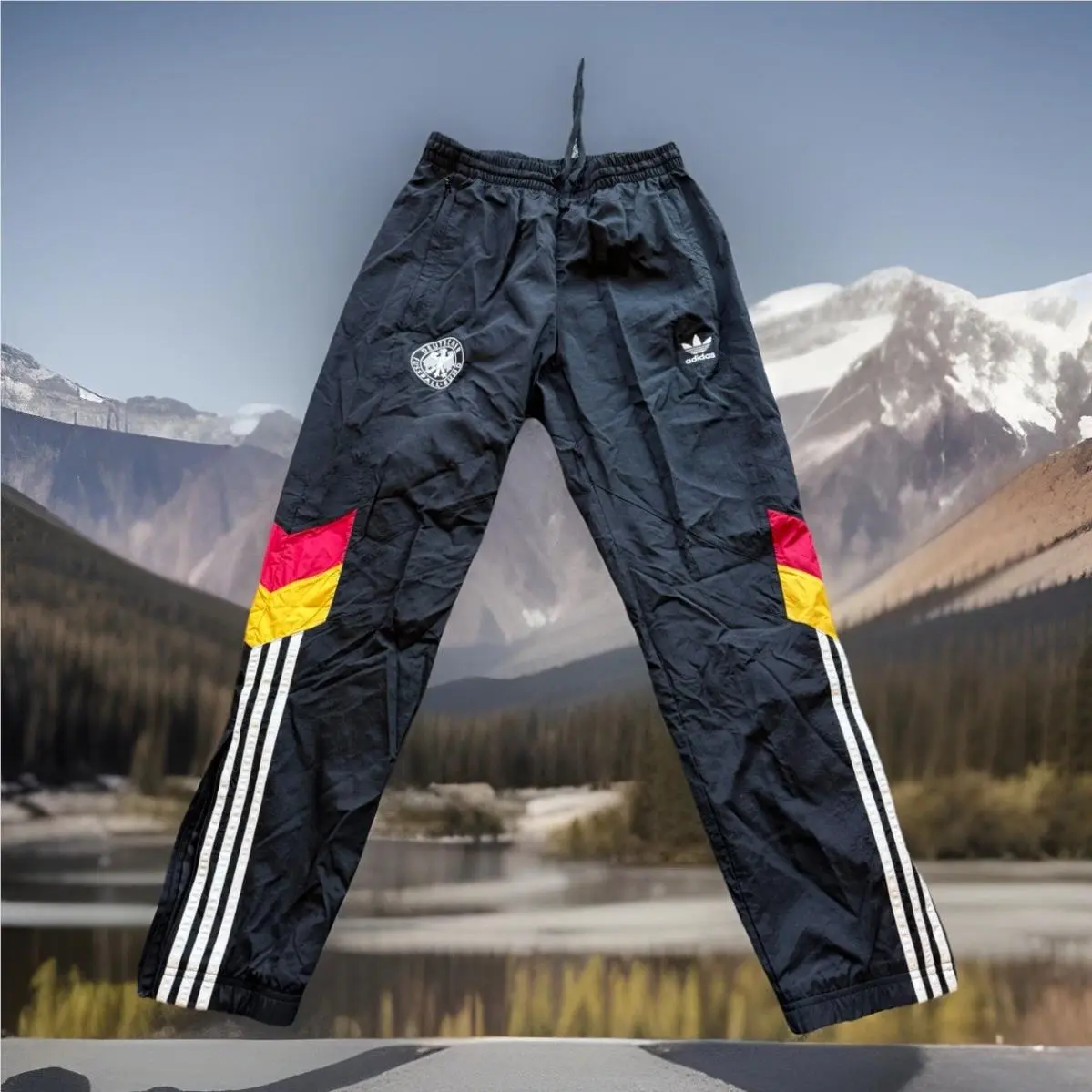 Adidas Men Germany Originals Classic Woven Track Pants Retro IY7051 Sz S