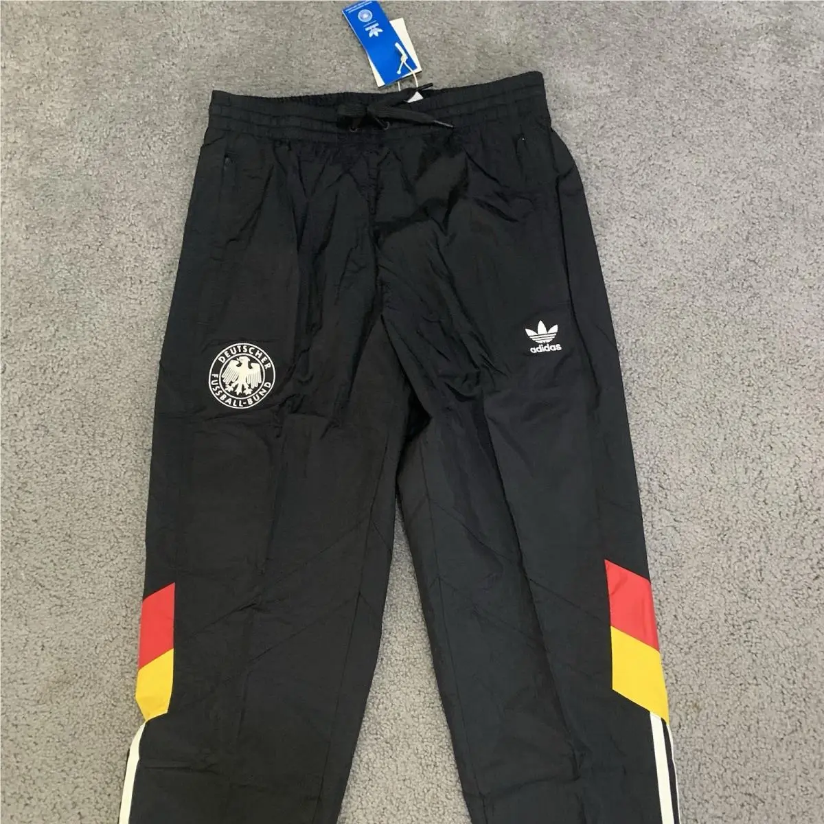 Adidas clothing - adidas Germany Originals Track Tracksuit Bottoms - IY7051 - Black, Manufacture: Black 0