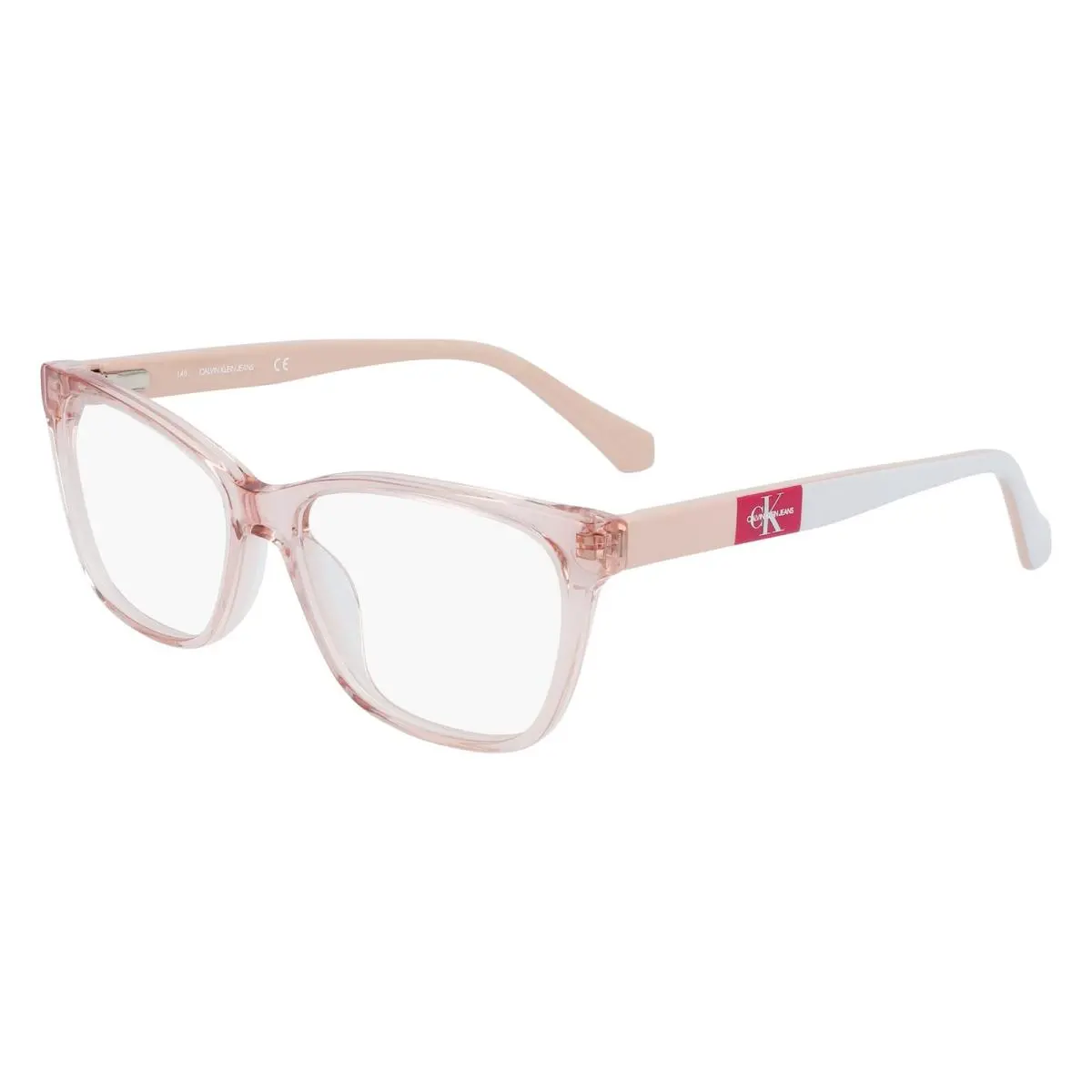 Calvin Klein Jeans Ckj 21621 Light Pink 670 Size 54 Eyeglasses