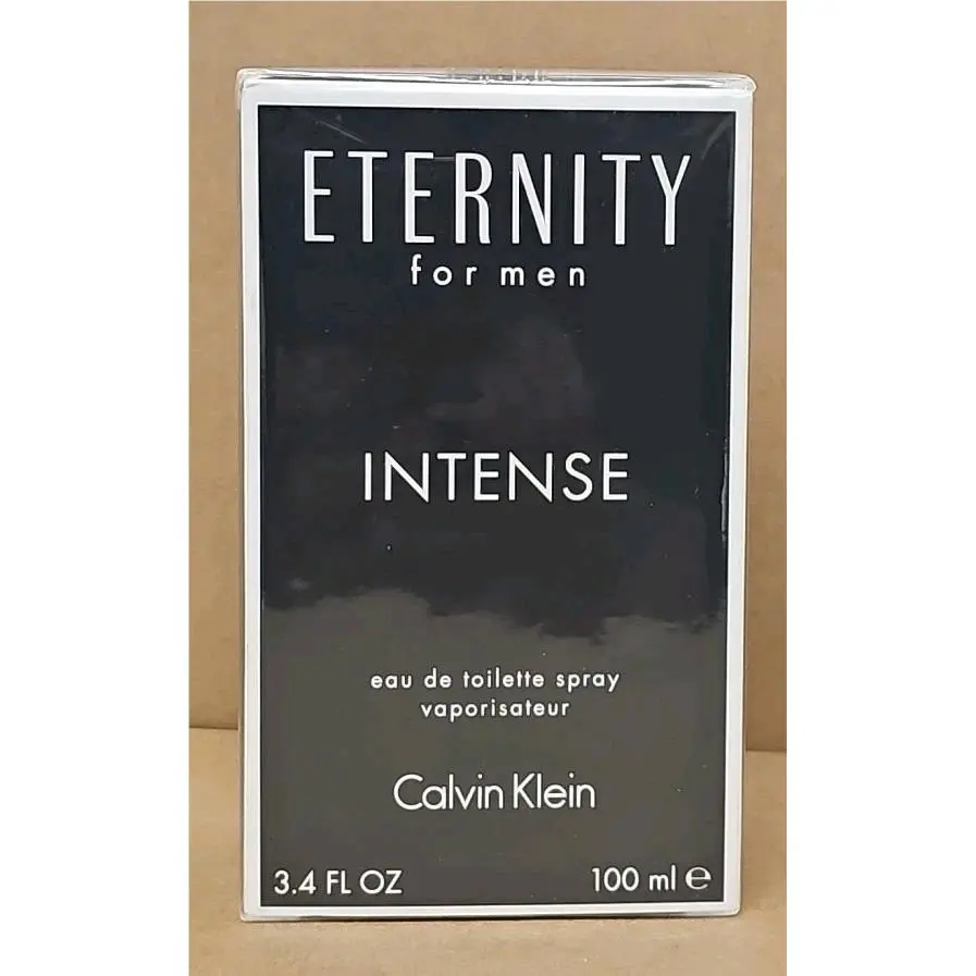 Calvin Klein Eternity Intense 100ML 3.4.OZ Eau DE Toilette Spray Box