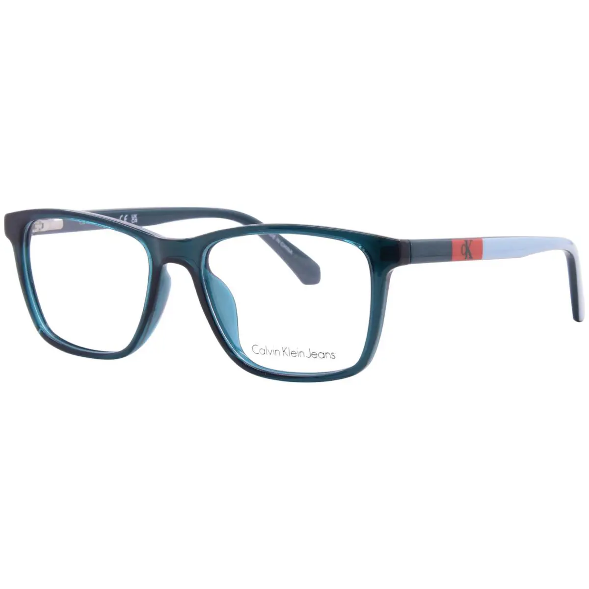 Calvin Klein Jeans CKJ22302 306 Eyeglasses Youth Kids Boy`s Forest Full Rim 48mm