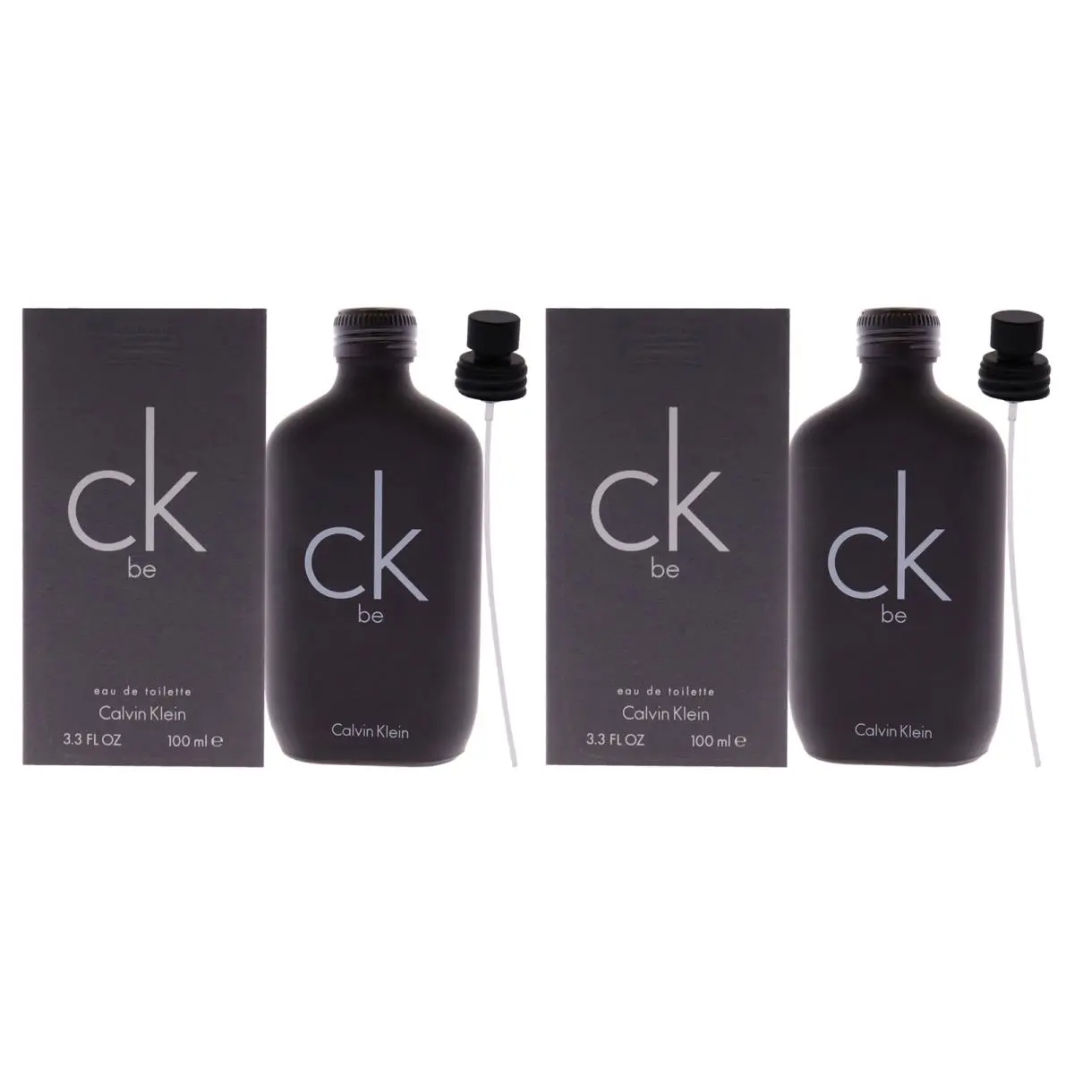 CK Be by Calvin Klein For Unisex - 3.4 oz Edt Spray - Pack of 2