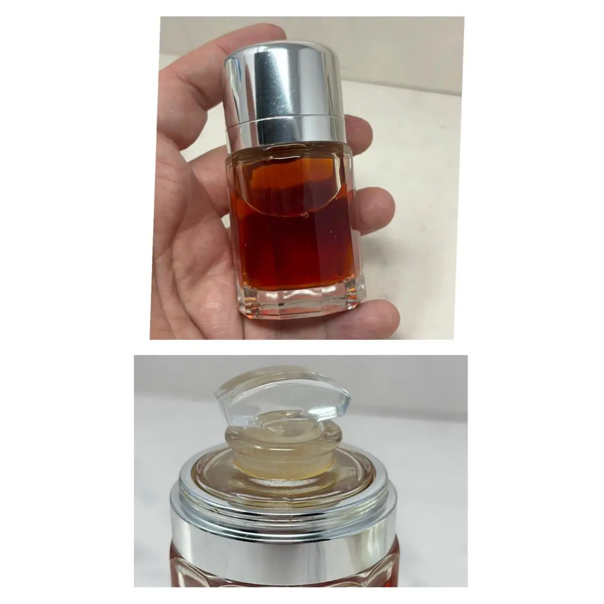 Vtg Calvin Klein Escape Eau De Parfum 1.7oz with Glass Topper