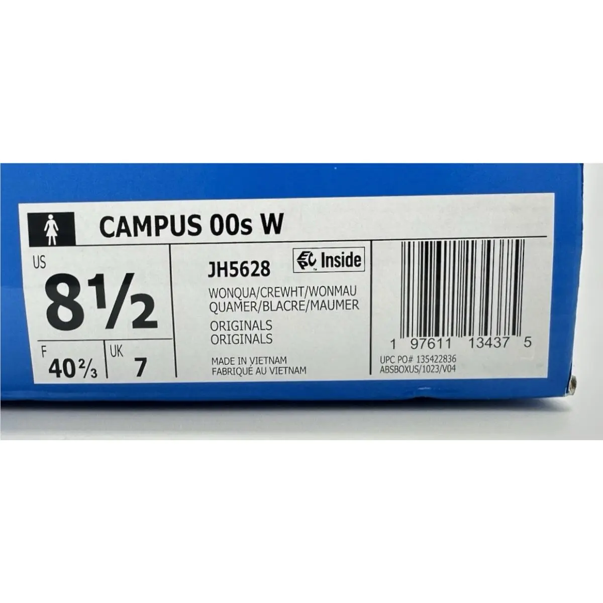 Adidas shoes - adidas Originals Campus - Originals Campus - JH5628 - White (UPC: 197611134375) 9
