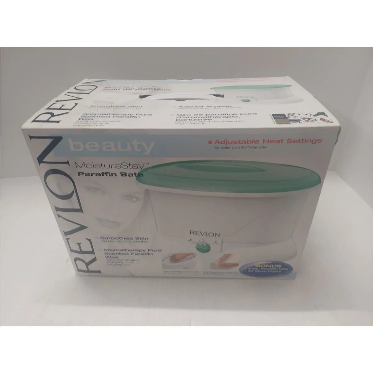 Revlon Moisture Stay Paraffin Spa Manicure Pedicure Bath Model RVS1213