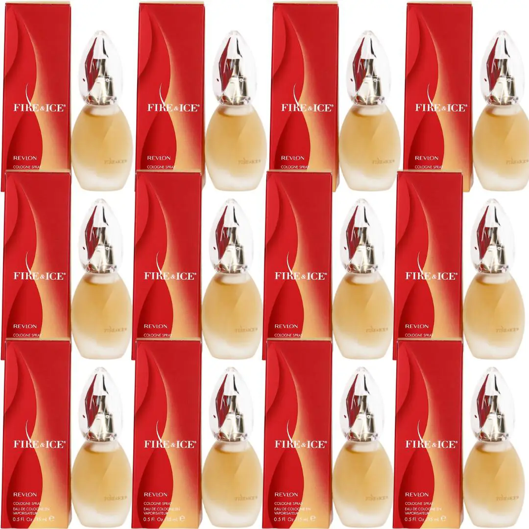 Fire Ice by Revlon For Women Combo Pack: Cologne Spray 6oz 12x0.5oz