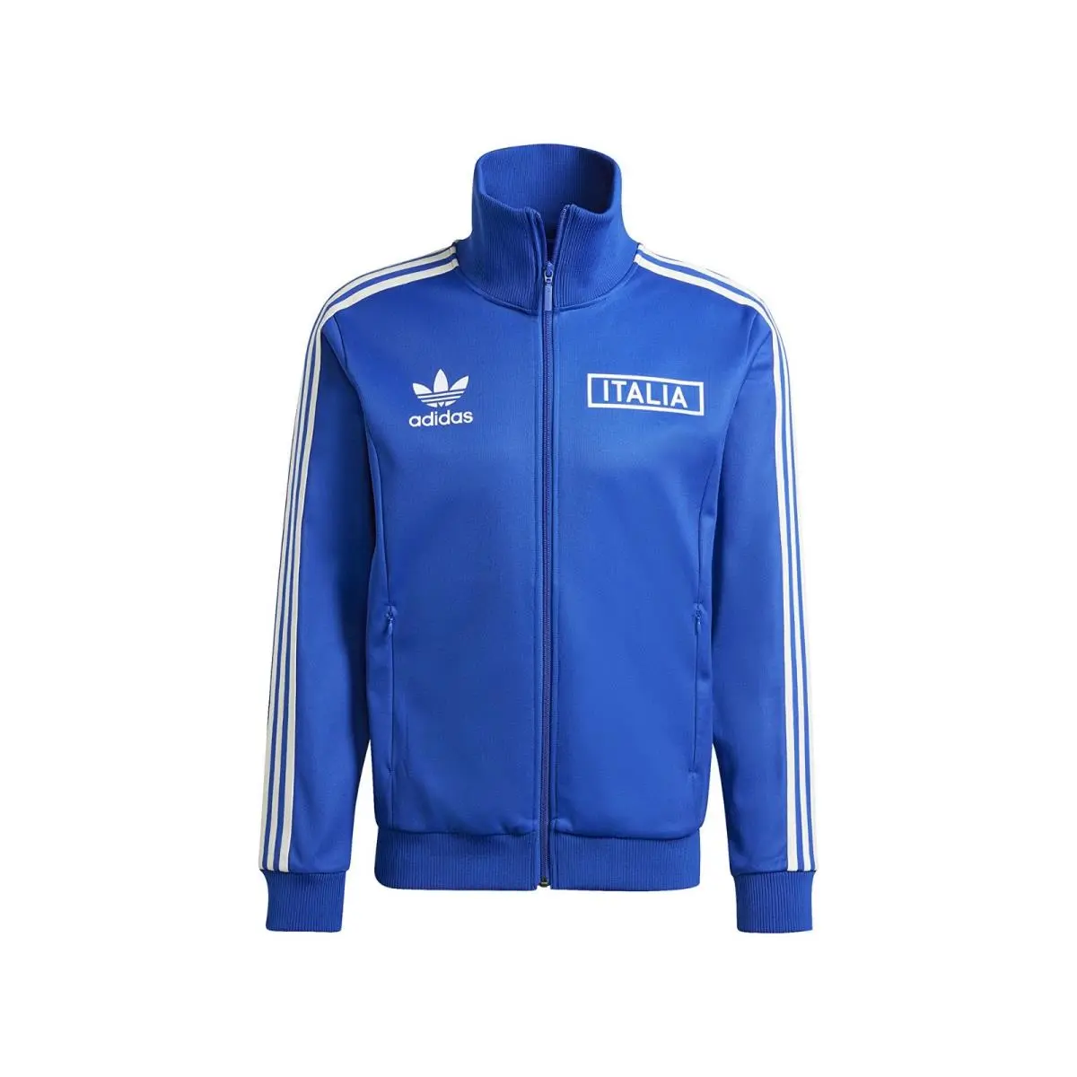 Adidas clothing - adidas Soccer Italy Beckenbauer Track Top - IU2122 - Blue 2