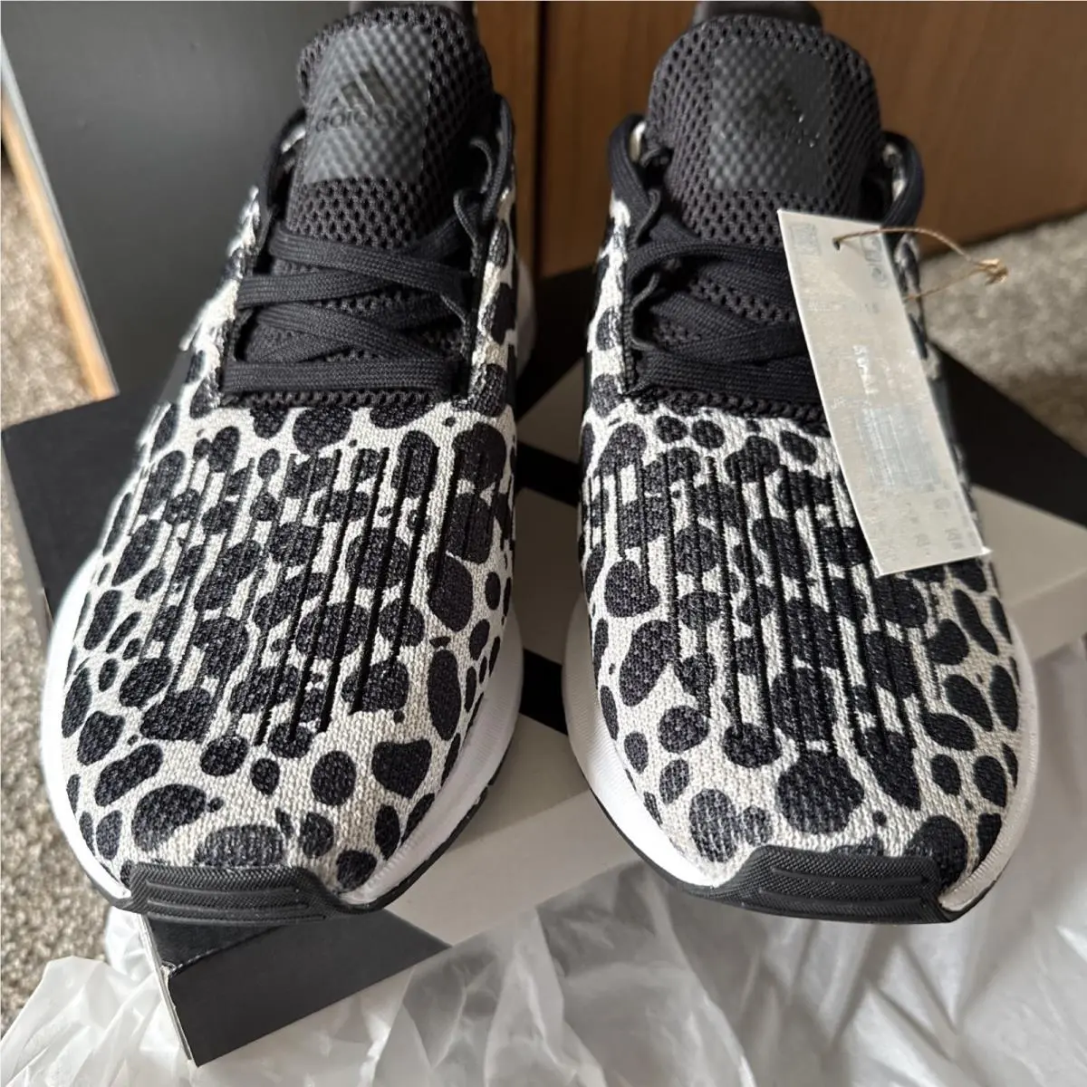 Adidas shoes - Adidas Women`s Swift Run 1.0 Shoes - JR0634 - Black/Gray 0