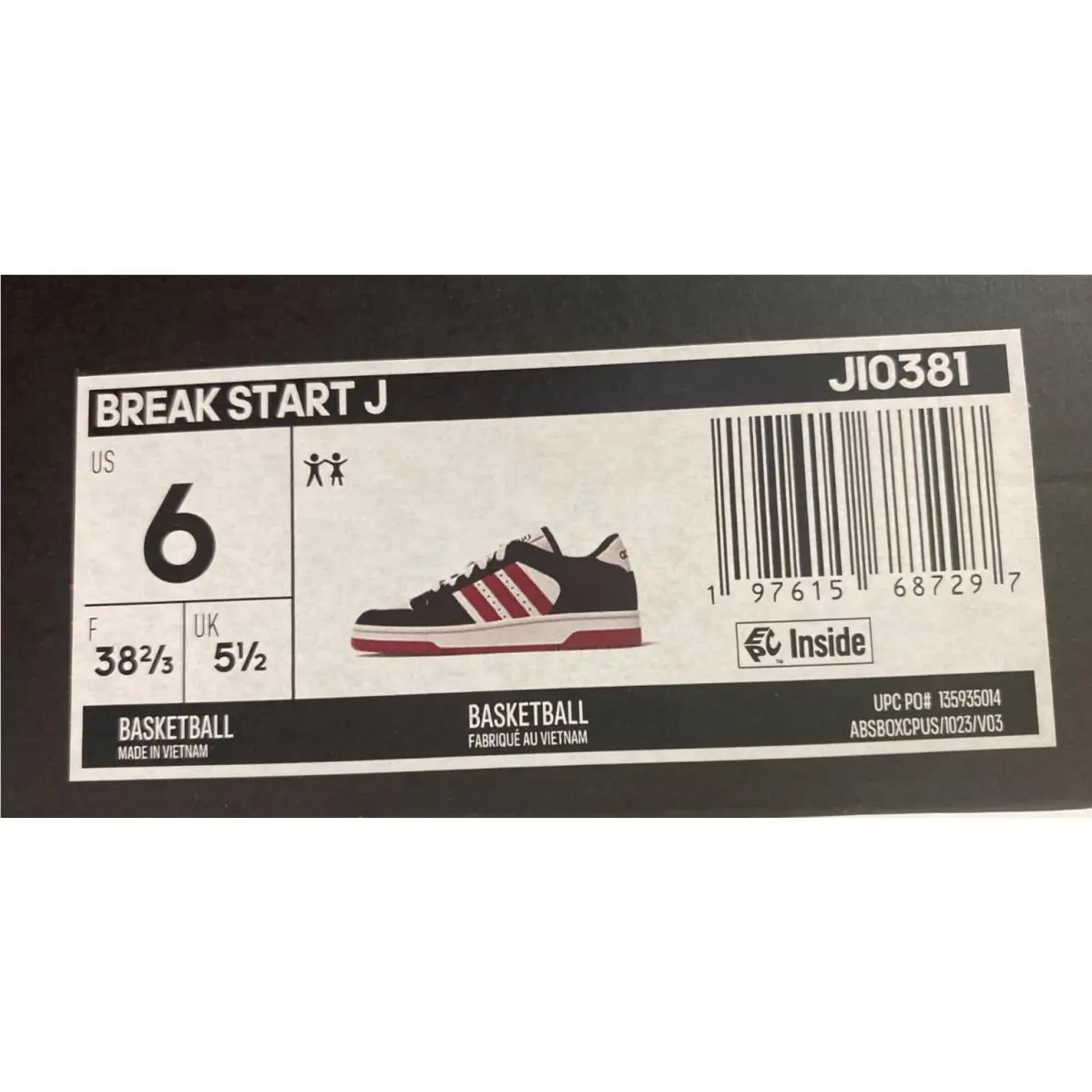 Adidas shoes - Black, White, Red (UPC: 197615687297) 12