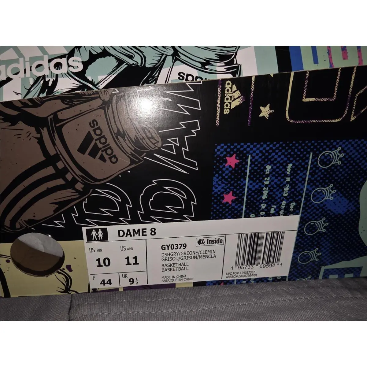 Adidas shoes - adidas Dame 8 - Dame - GY0379 - Black 1