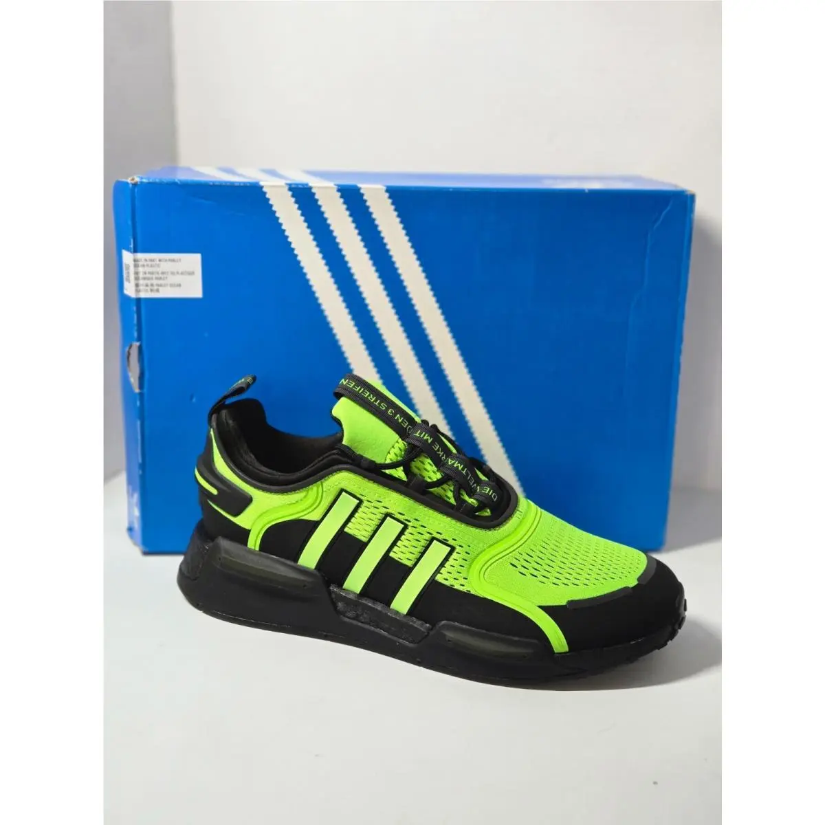 Adidas Nmd V3 Men`s Sneakers - Size 11 - Neon Green Black