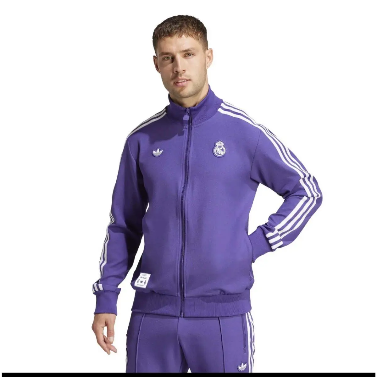 Adidas clothing - adidas Real Madrid Track Top - JR1797 - Purple 0