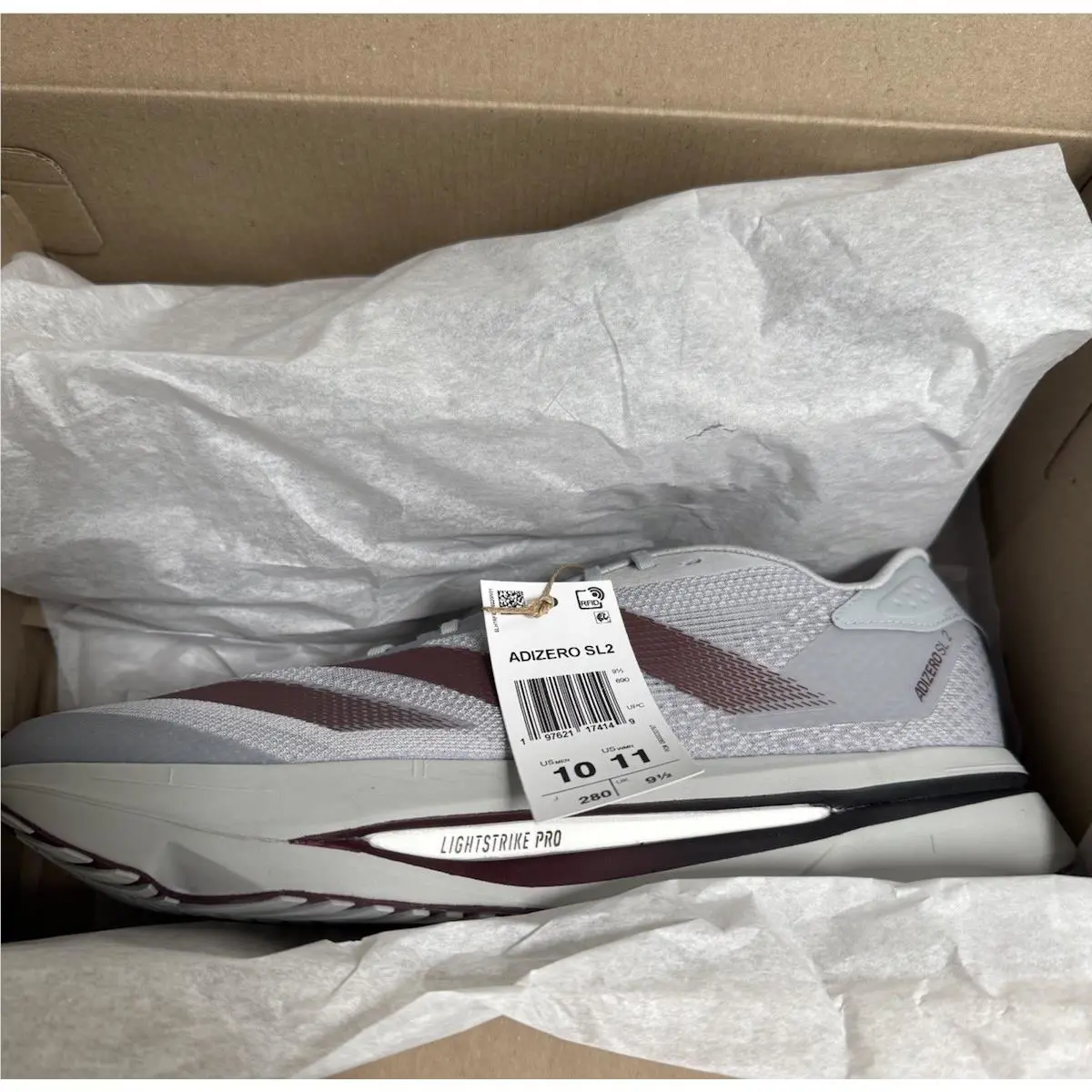 Adidas shoes - adidas Adizero - Adizero - JQ0233 - Gray 9