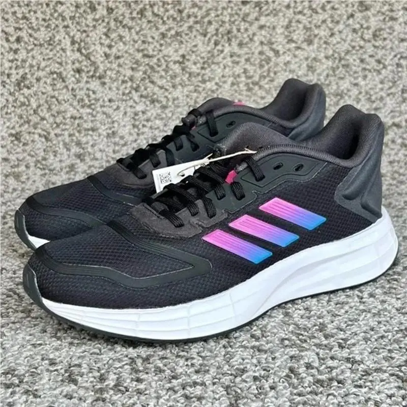 Adidas Duramo 10 Women`s Athletic Running Shoes Black Pink Purple Size 6