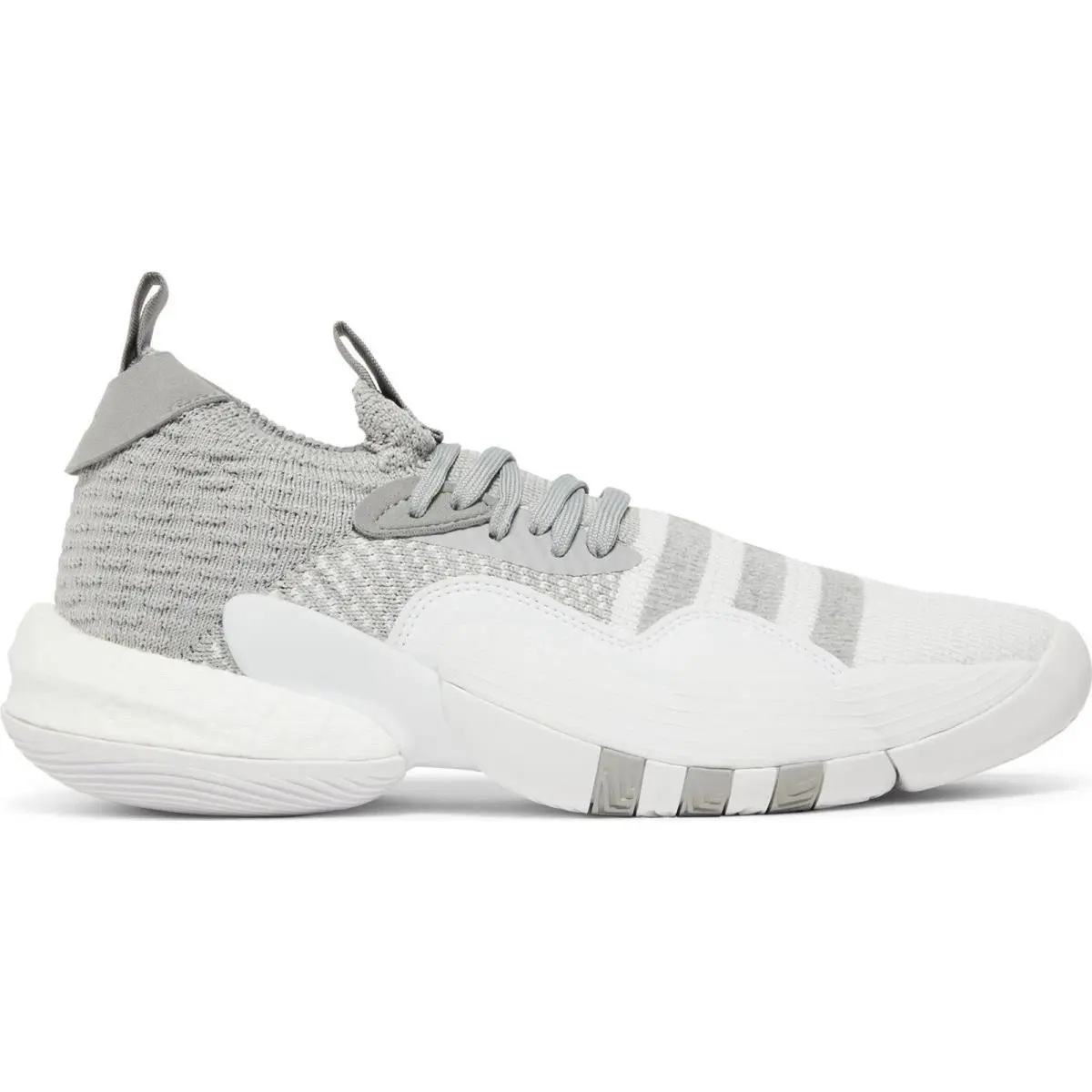 Adidas Trae Young 2 `grey Moon` Grey/white H03842 Men`s Size 9.5 - White