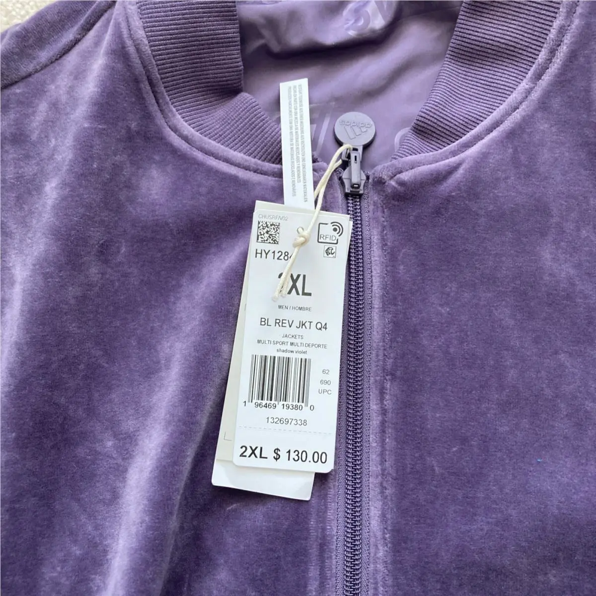 Adidas clothing - Adidas Velour - Velour - Violet 1