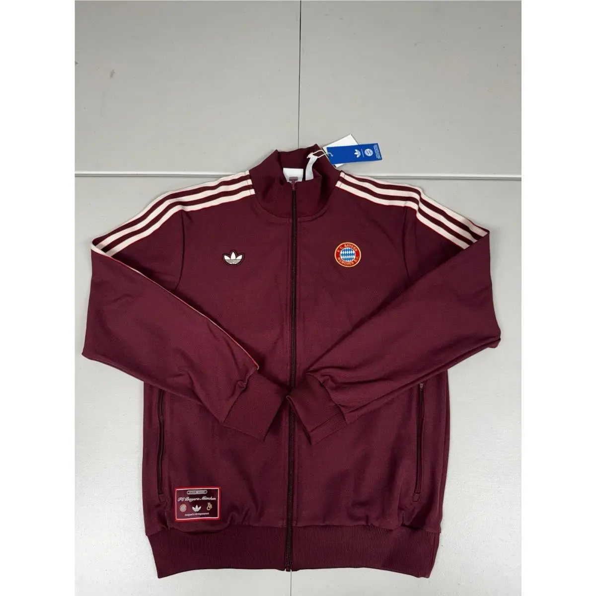 Adidas FC Bayern Munich Terrace Icons Track Top Jacket Mens Size M