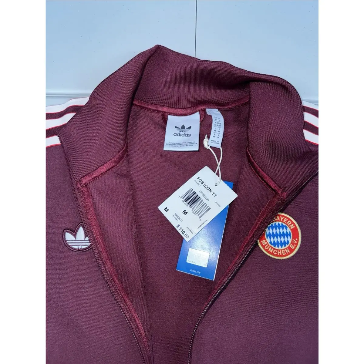 Adidas clothing - Adidas Icon - Icon - JF0582 - Burgundy (UPC: 196476783704) 3