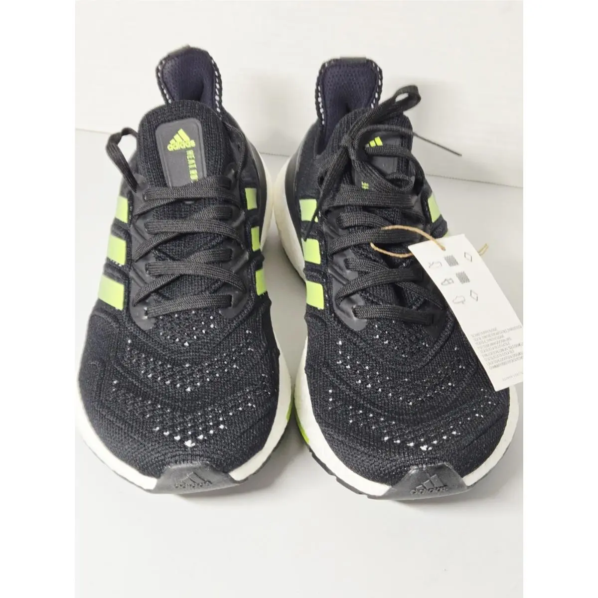 Adidas shoes - adidas Ultraboost 21 - Ultraboost - H01172 - Core Black / Solar Yellow / Cloud White 0