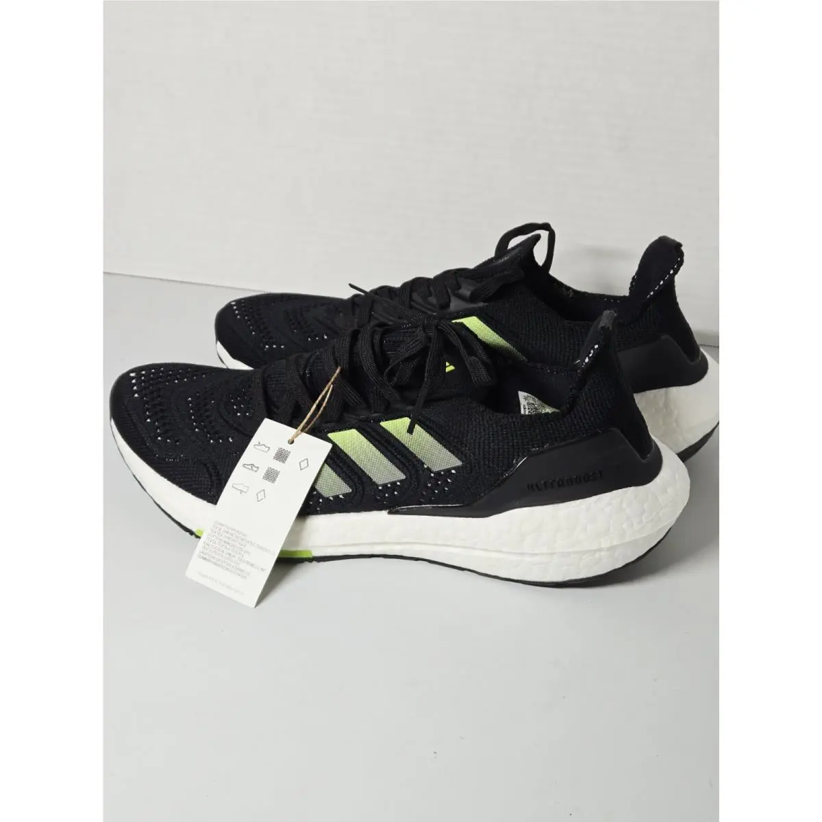 Adidas shoes - adidas Ultraboost 21 - Ultraboost - H01172 - Core Black / Solar Yellow / Cloud White 2