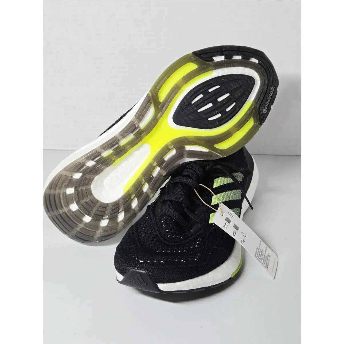 Adidas shoes - adidas Ultraboost 21 - Ultraboost - H01172 - Core Black / Solar Yellow / Cloud White 6
