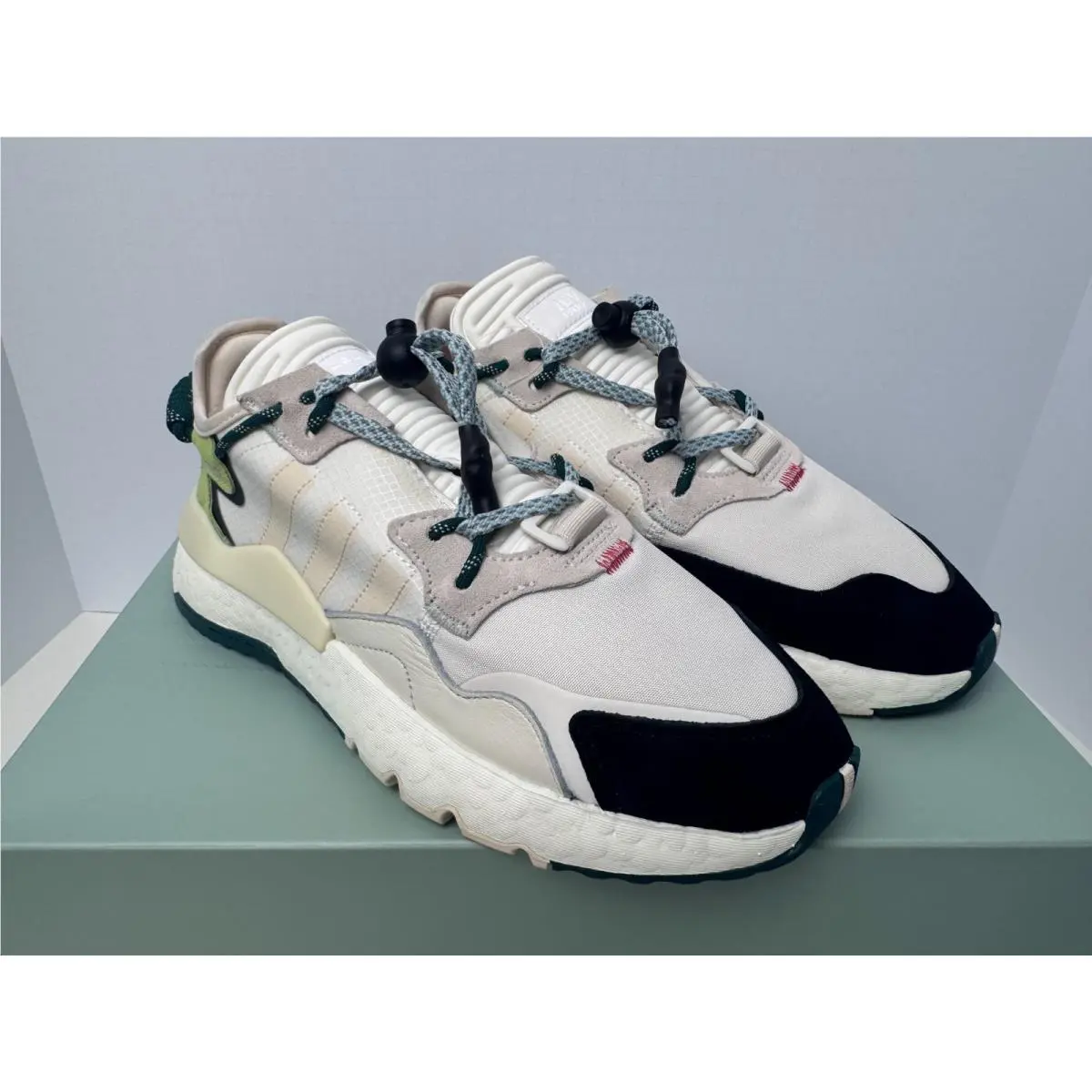 Adidas Ivy Park Nite Jogger Ivp White Green 2020 Unisex Size W-7 M-6 W/keycha
