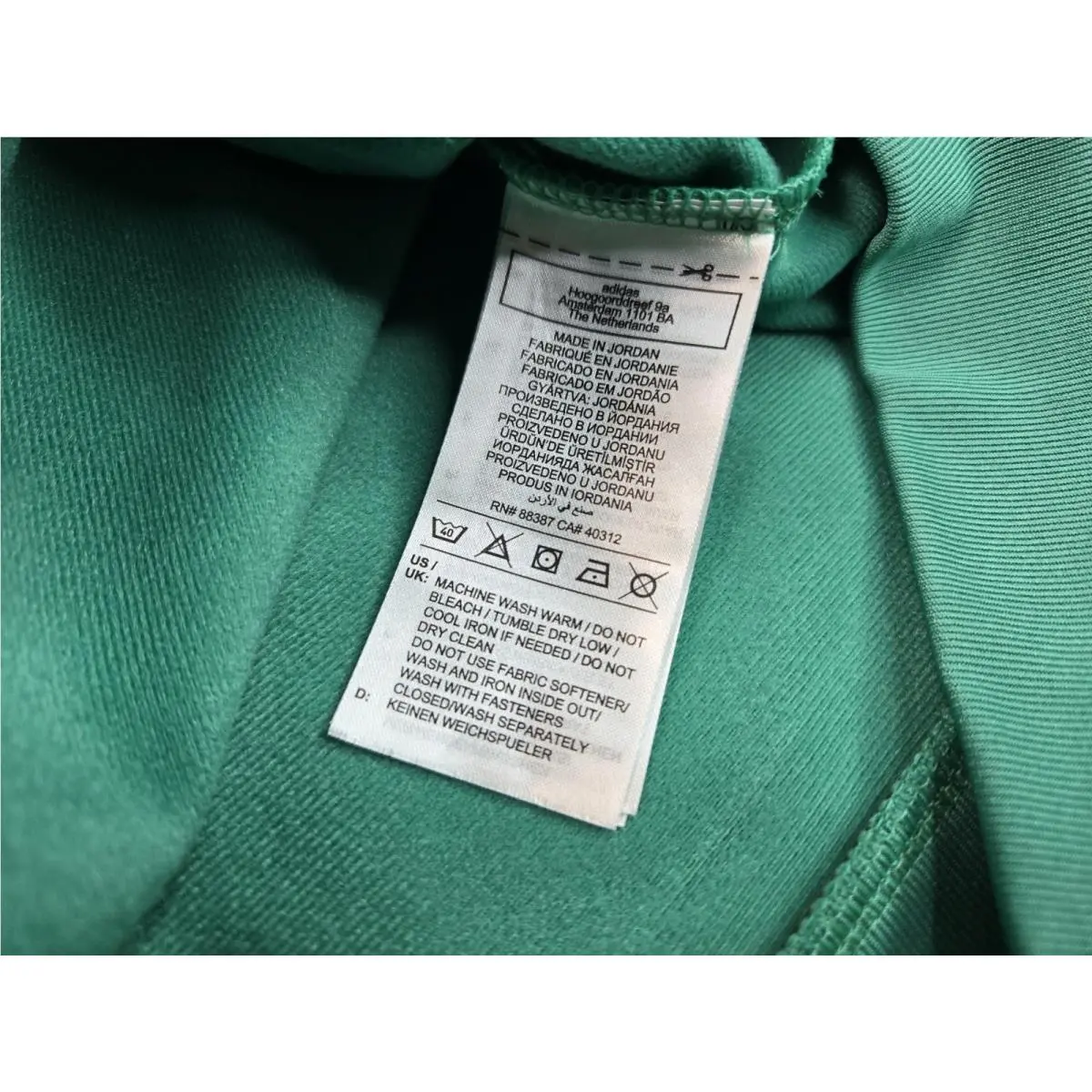 Adidas clothing - Green Black 14