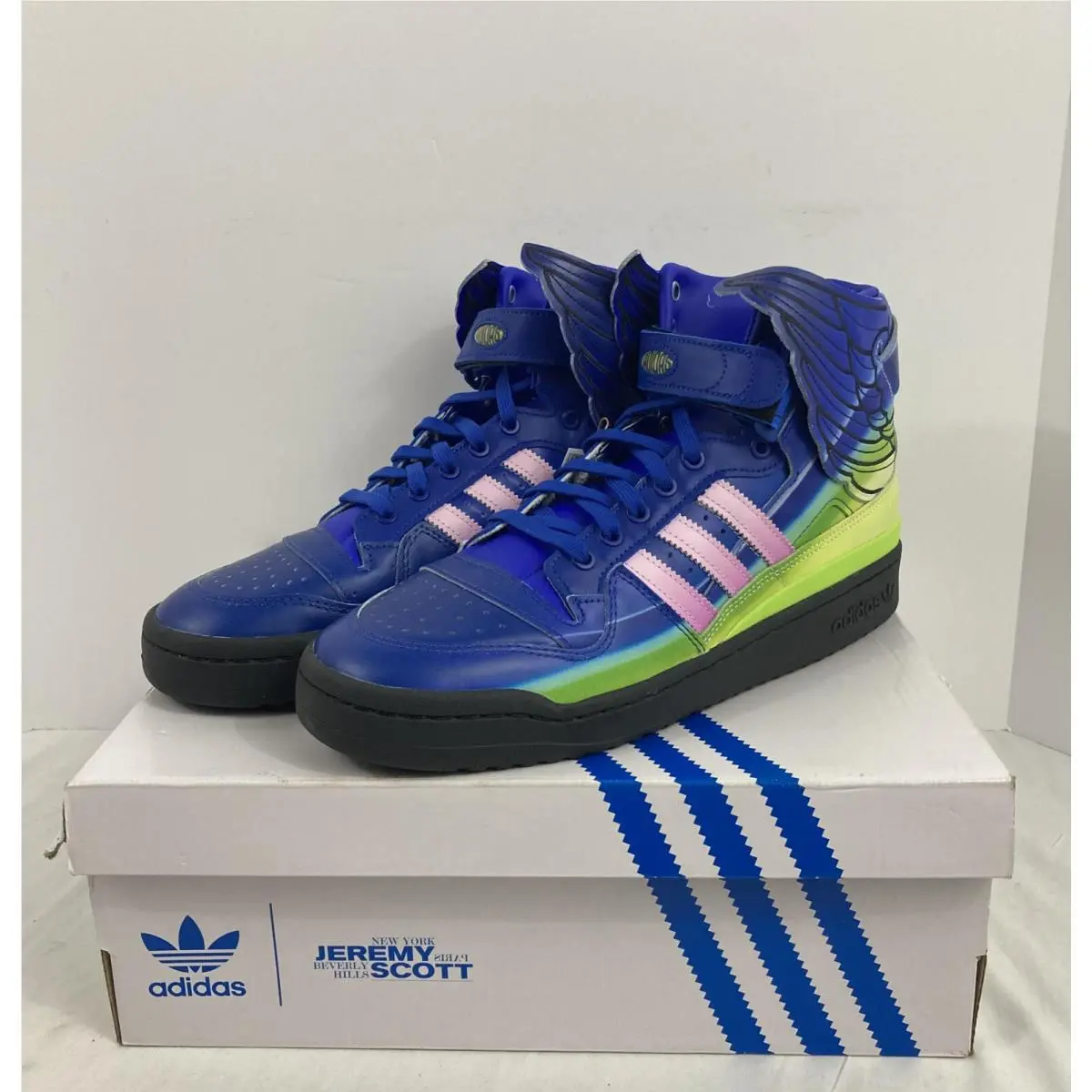 Adidas JS Motorsport Wings 40 Shoes GY4421 - Men`s US 11 Blue