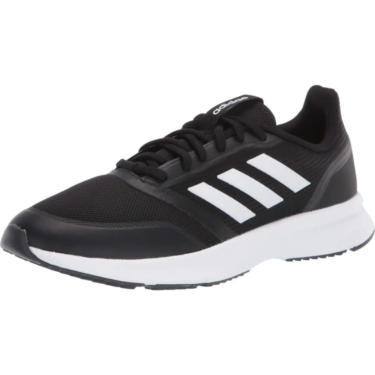 Adidas Men`s Fluidflow 2.0 Running Shoe Black/white Size 11