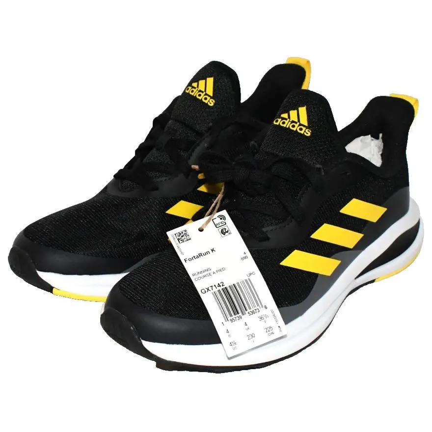 Adidas shoes - adidas FortaRun - FortaRun - GX7142 - Black & Yellow (UPC: 195739536736) 8