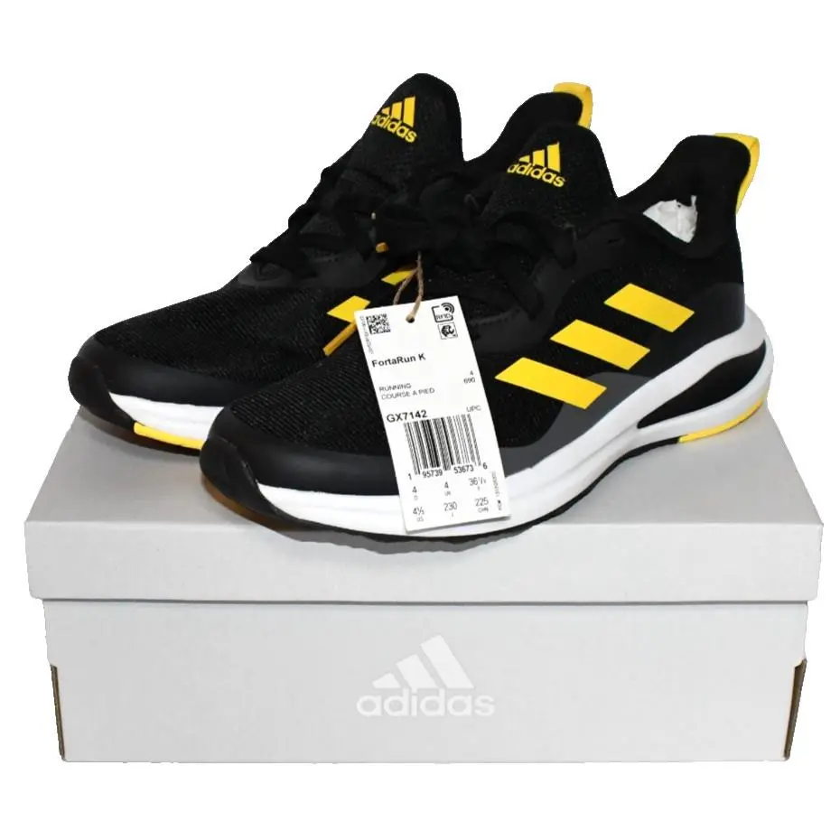 Adidas shoes - adidas FortaRun - FortaRun - GX7142 - Black & Yellow (UPC: 195739536736) 0