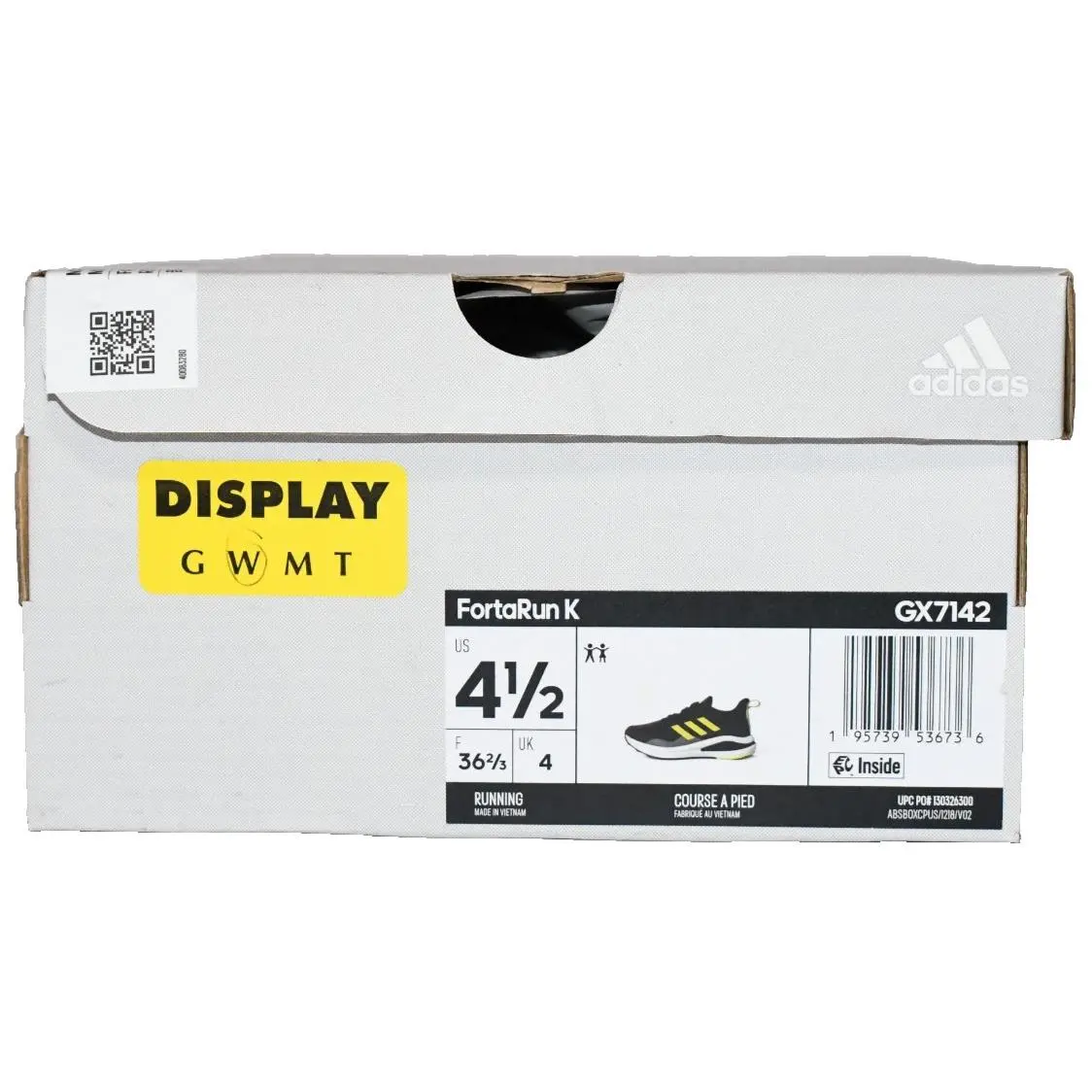 Adidas shoes - adidas FortaRun - FortaRun - GX7142 - Black & Yellow (UPC: 195739536736) 2
