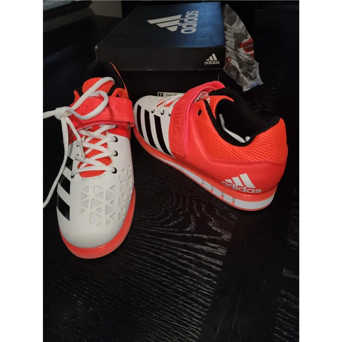 Size 10 - Adidas Powerlift.3 Solar Red Shoes