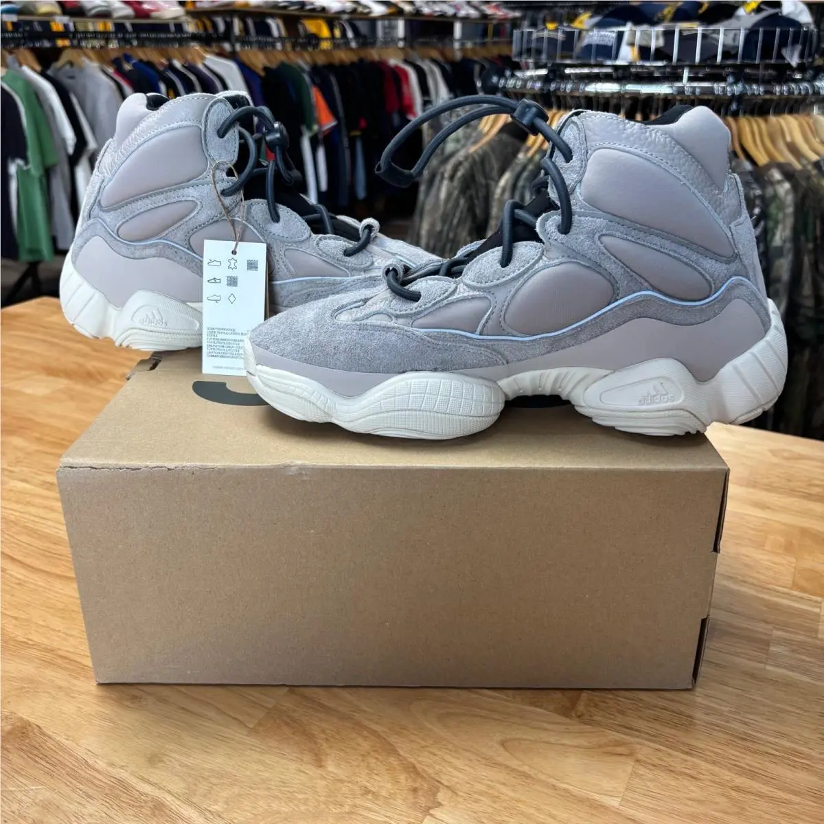 Adidas Yeezy 500 High Mist Stone Size 9.5 GV7775 2021 DS