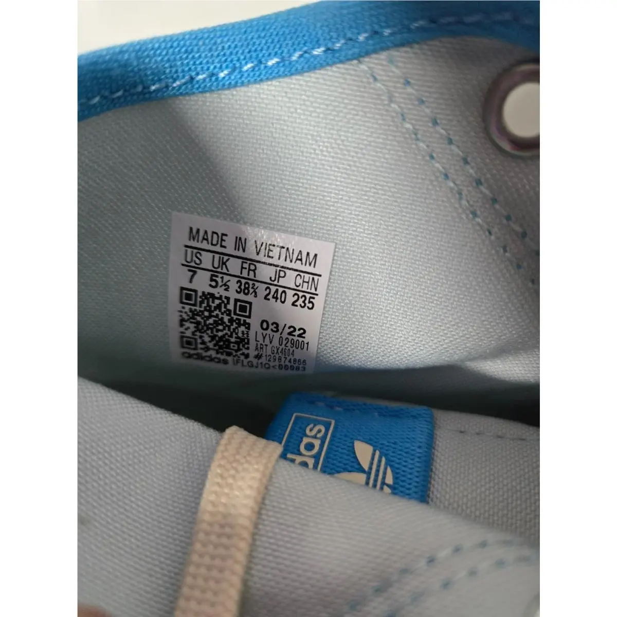 Adidas shoes - adidas Nizza - Nizza - GX4604 - Light Blue 6