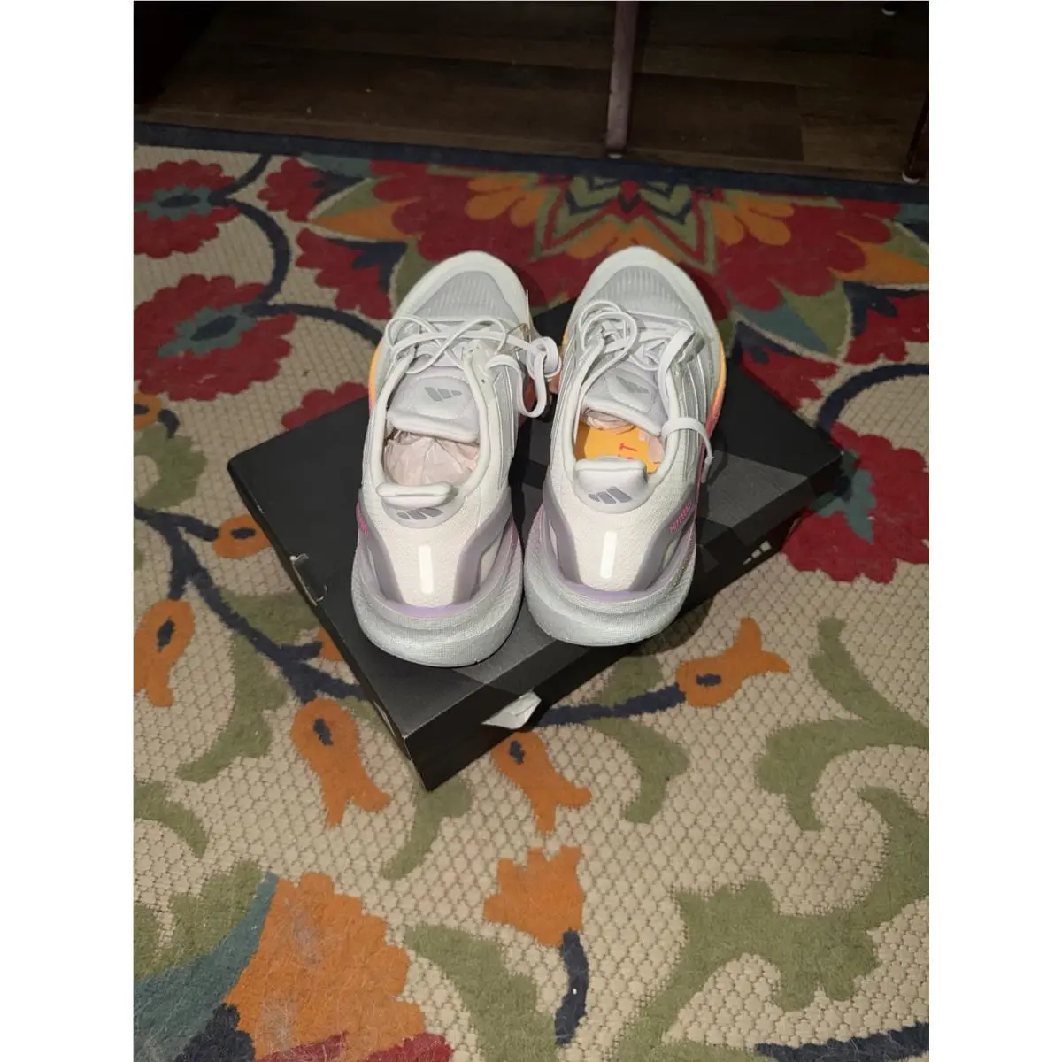 Adidas shoes - adidas PureBoost 5 - PureBoost - IE0524 - White, Manufacturer: Cloud White/Silver Metallic/Spark 3